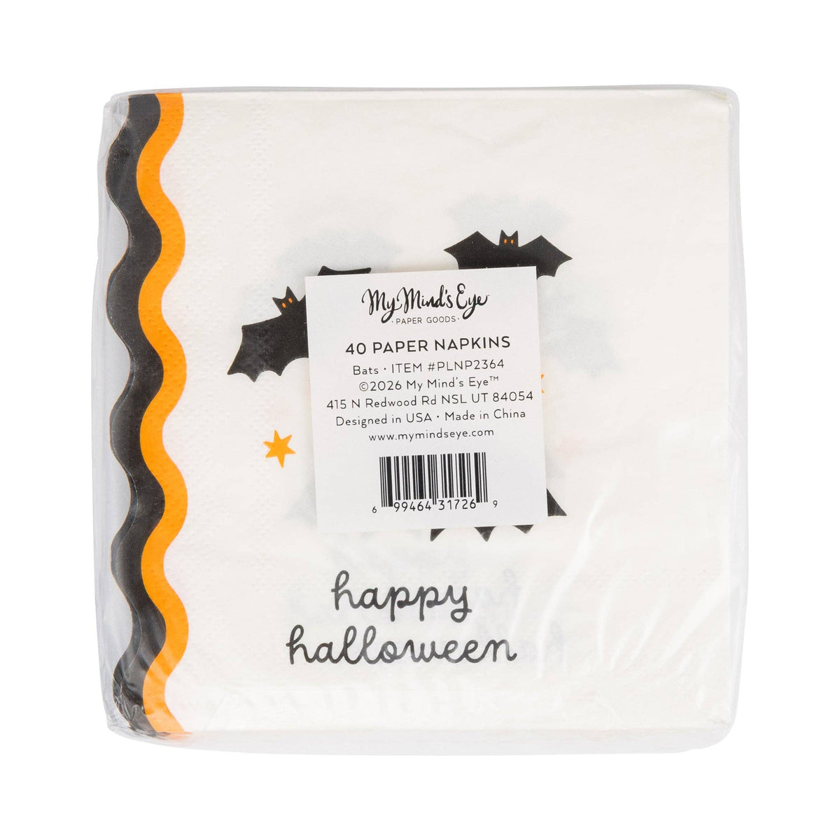 Bats Cocktail Napkin 24 ct.