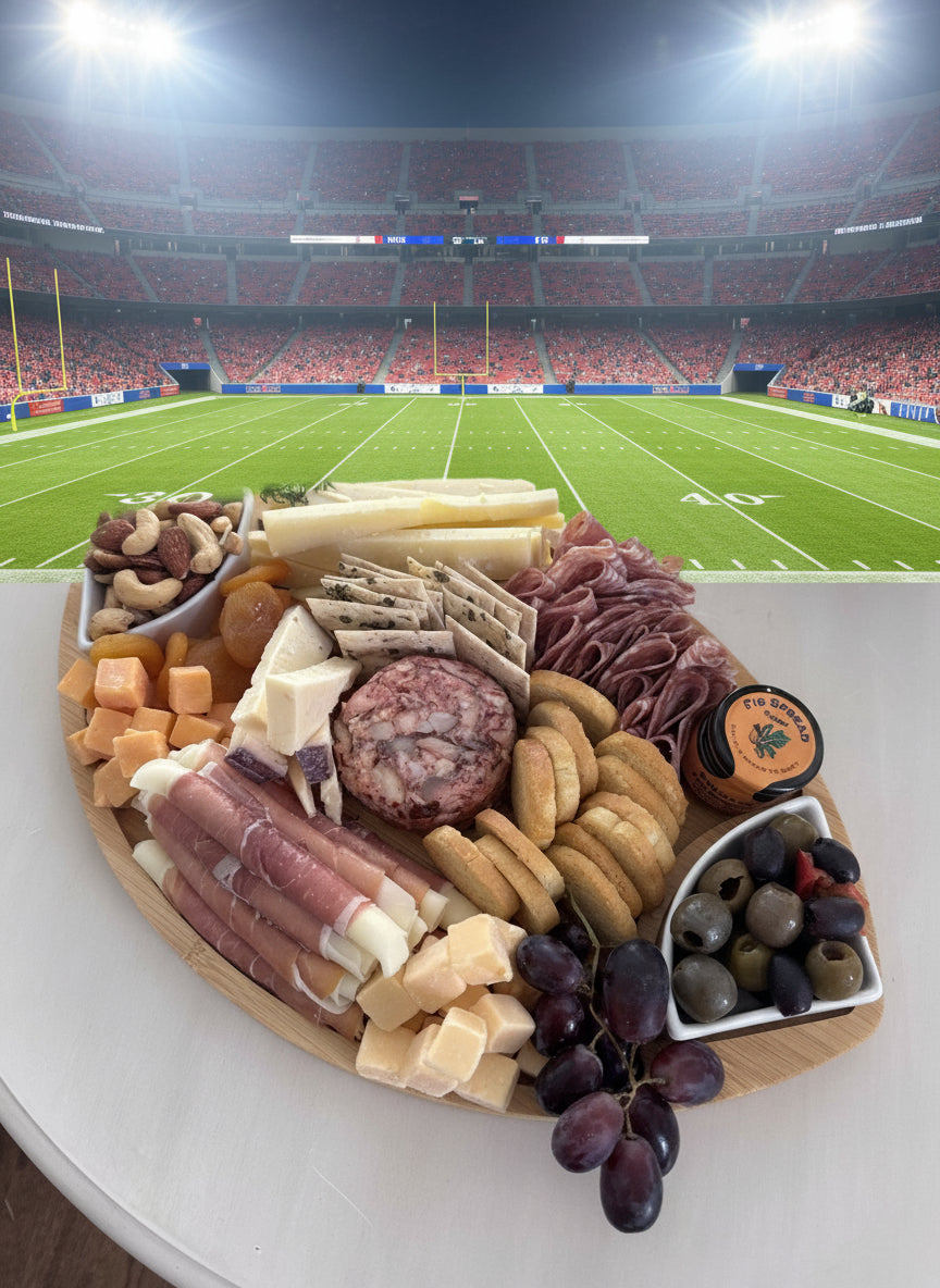 Football Charcuterie Board