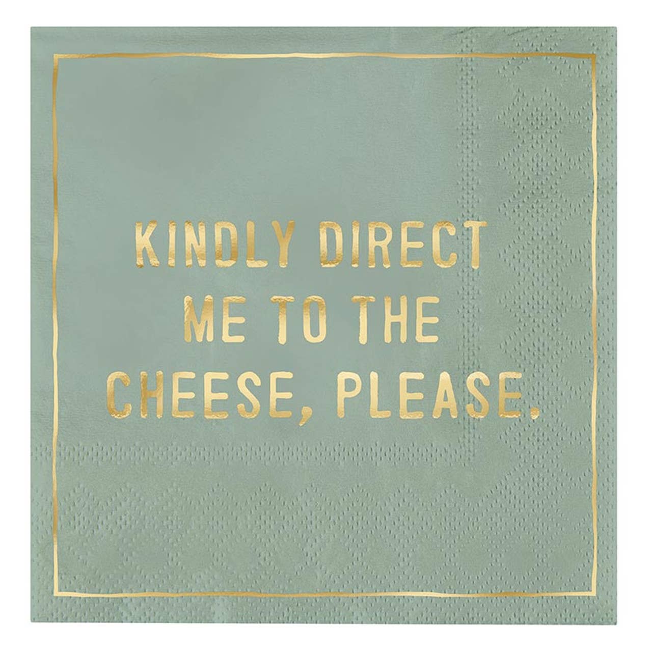Cocktail Napkin - Cheese, Please