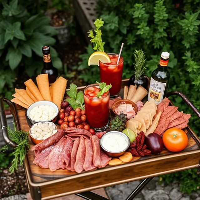 The Highlander Bloody Mary Bar Charcuterie (BYOB)