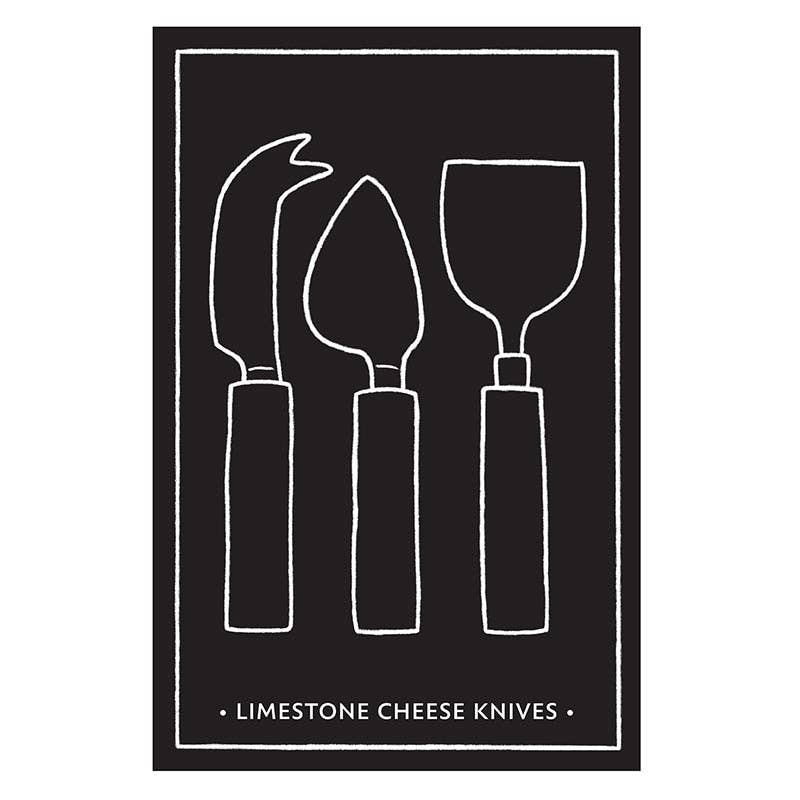 Limestone Cheese Knives - Set of 3