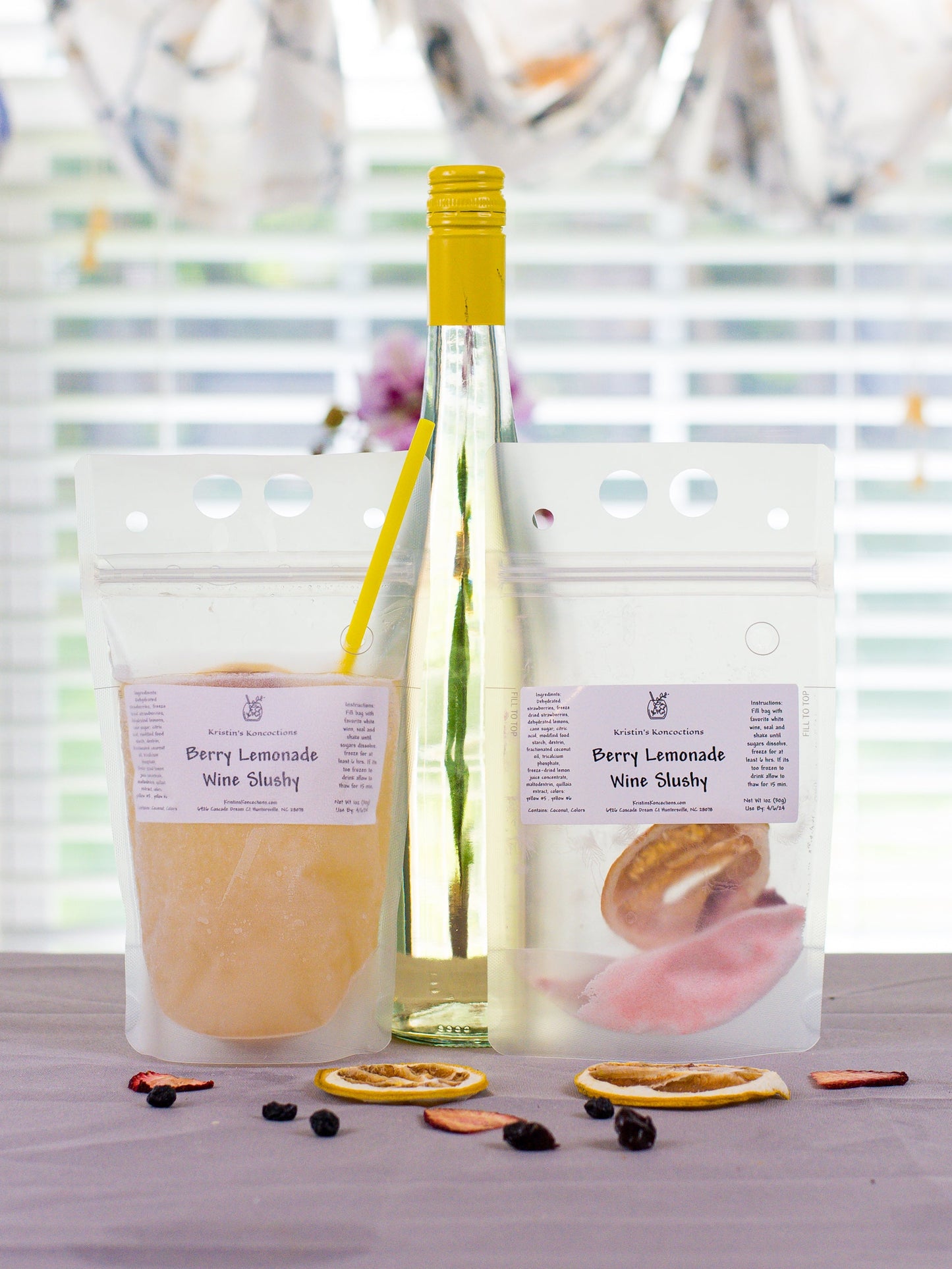 Wine Slushy Pouches - Pool & Beach Safe!