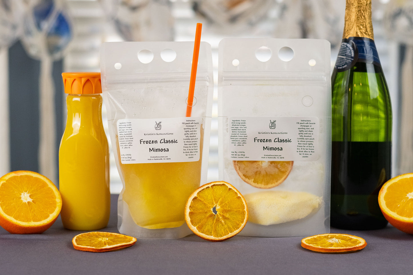 Frozen Mimosa Slushie Pouches