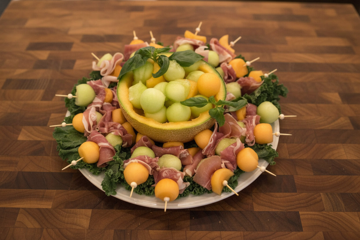Prosciutto & Melon Skewers (25 minimum)