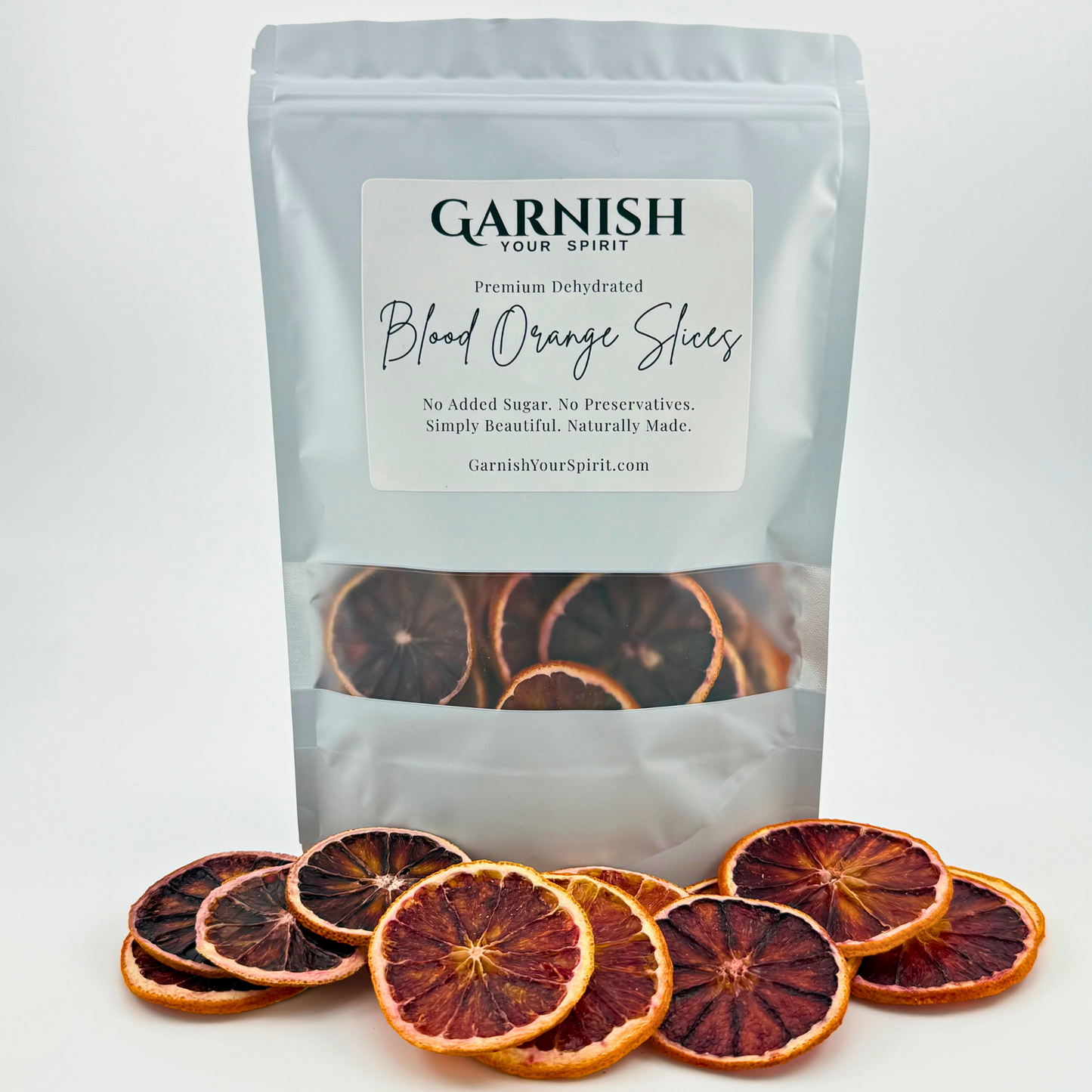 Dehydrated Blood Orange Slices | Dried Blood Oranges for Bar & Decor