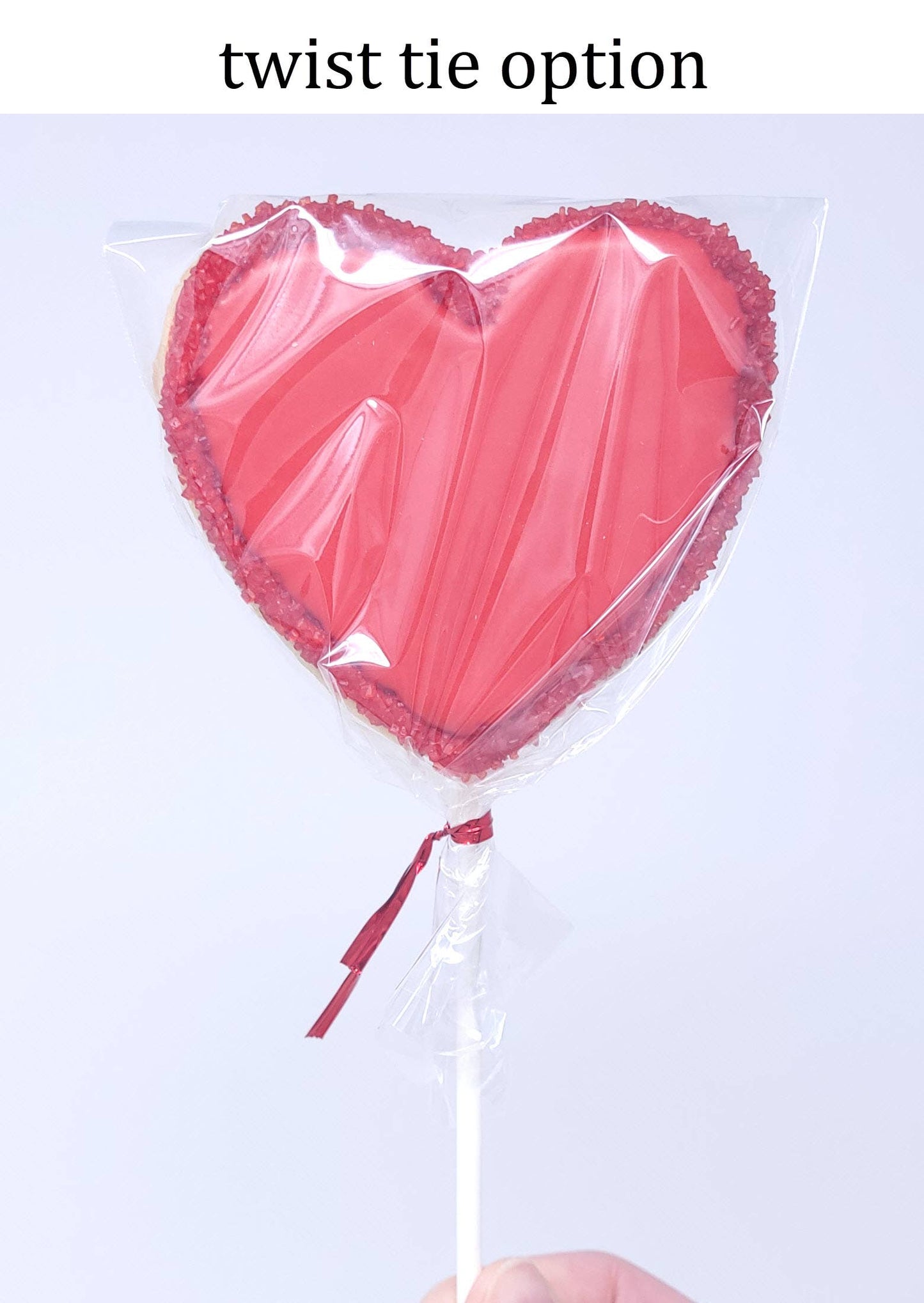 Valentine's Day Heart Cookie Pop