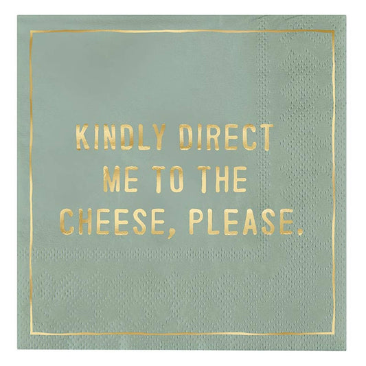 Cocktail Napkin - Cheese, Please